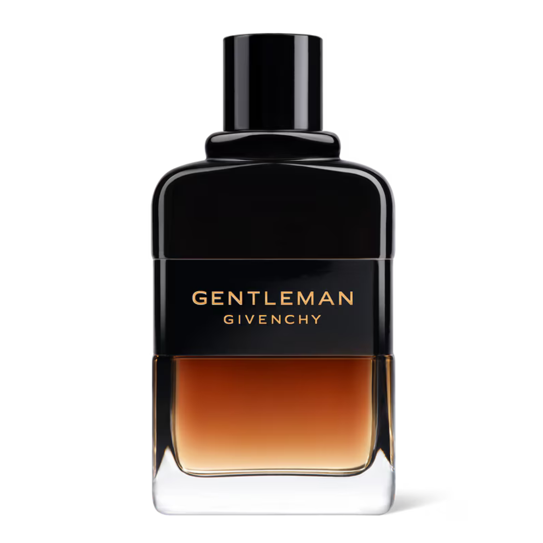 Gentleman Givenchy perfume bottle on a white background